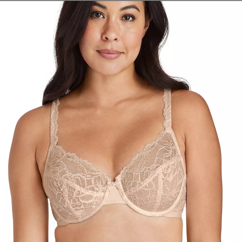 Bali® Lace Desire® Full-Figure 34B Underwire Bra 6543 NWT